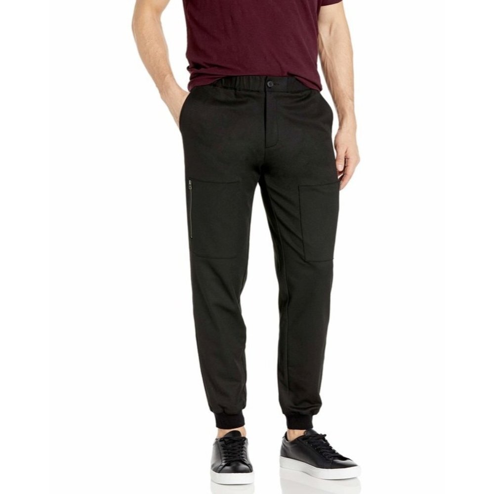 ATM Anthony Thomas Melillo Mens Patch Pocket Cargo Jogger Pants Gray Size 30